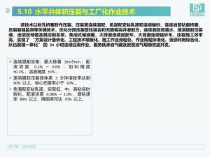 水平井体积压裂与工厂化作业技术