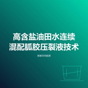 高含盐油田水连续混配胍胶压裂液技术